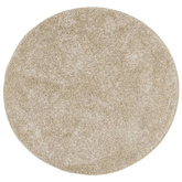 vidaXL Dywan ISTAN z długim runem, połyskujący, beżowy, Ø 80 cm
