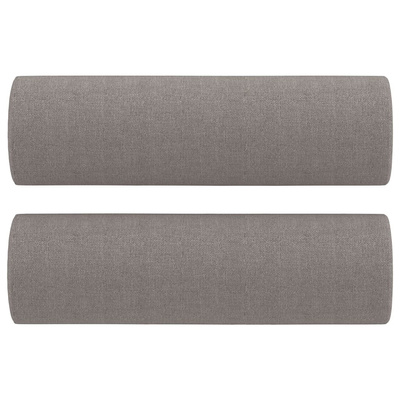 4-cz. komplet wypoczynkowy z poduszkami, taupe, tkanina