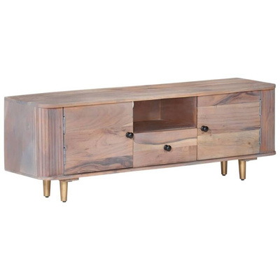 vidaXL Szafka pod TV, 118x30x40 cm, lite drewno akacjowe