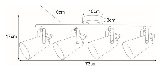 Lampa sufitowa K-8121 z serii NESTA KAJA