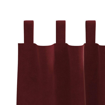 Zasłony zaciemniające 2 pcs Czerwone wino 140 x 260 cm Aksamit
