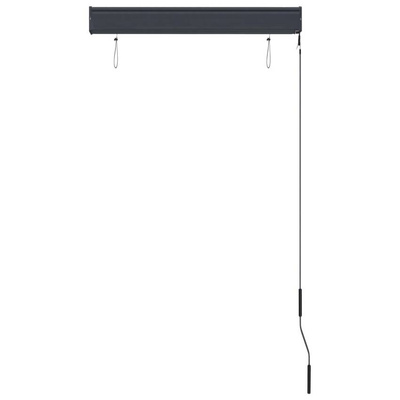 vidaXL Roleta zewnętrzna, 80x250 cm, żółto-niebieska