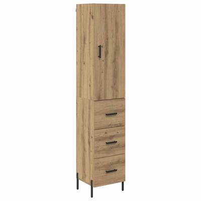 Highboard Dąb rzemieślniczy 34,5 x 34 x 180 cm