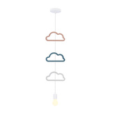 Single Ccc Lampa Wisząca 1X20W E27 Iq Kids Biały+Niebieski+Różowy
