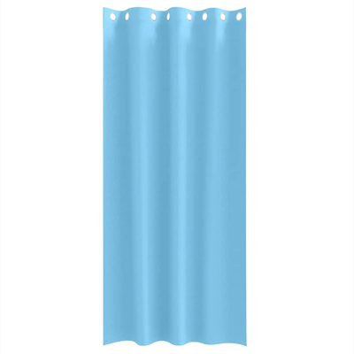 Firany blackout z kółkami 2 pcs Jasnoniebieski 245 x 140 cm