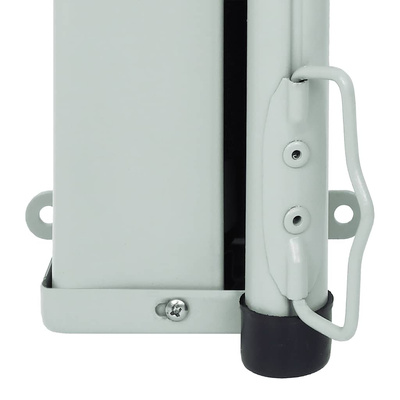 Zwijana markiza boczna na taras, 180x500 cm, czarna