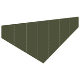 Krawężnik do trawnika 100 x 45 cm Stal Oliwkowy zielony