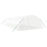 Szklarnia ze stalową ramą, biała, 60 m?, 12x5x2,3 m