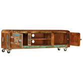 vidaXL Szafka pod TV, 120x30x36 cm, lite drewno odzyskane