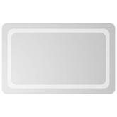 vidaXL Lustro łazienkowe z LED, 50x80 cm