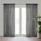 Zasłona Reina czarna 135x270