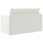 Sofa Bed Biały 124 x 71 x 78 cm Sztuczna skóra