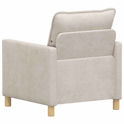 Sofa kremowy 76 x 81 x 87,5 cm Poliester