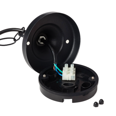 Lampa wisząca Zewnętrzna klasyczna czarna IP44 Abruzzo Castelo