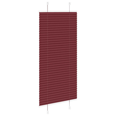 Roleta plisowana Bordowy Czerwony 55x150 cm Szerokość tkaniny
