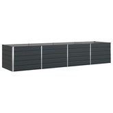 Donica Antracyt 385 x 100 x 75 cm Stal Galwanizowana