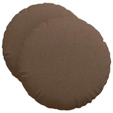Poduszki na siedziska 2 pcs Brązowy ?50 x 19 cm tkanina