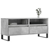 vidaXL Szafka pod TV, szarość betonu, 100x34,5x44,5 cm model standard
