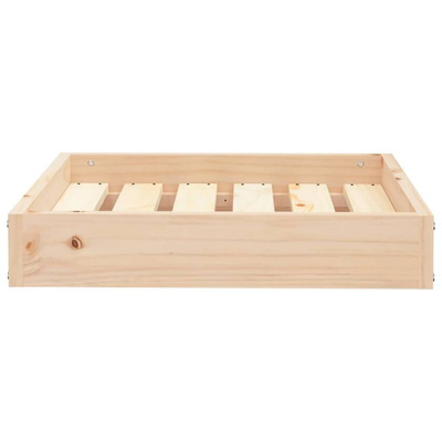 vidaXL Legowisko dla psa, 51,5x44x9 cm, lite drewno sosnowe