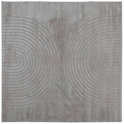 Dywany pokojowe Kwadrat GALATI Szary 240 x 240 cm Poliester