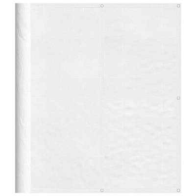Parawan balkonowy, biały, 120x1000 cm, 100% poliester Oxford