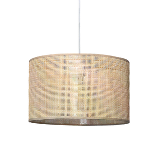 Lampa Wisząca z Rattanu Boho Abruzzo Ludovica 40cm E27