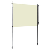 vidaXL Roleta zewnętrzna, 150x270 cm, kremowa