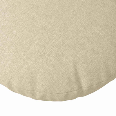 Poduszki na siedziska 2 pcs Kremowy ?50 x 19 cm tkanina