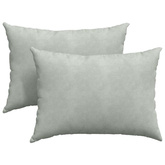 Poduszki na sofę 2 pcs Jasnoszary 70 x 50 cm Tkanina sztruksowa