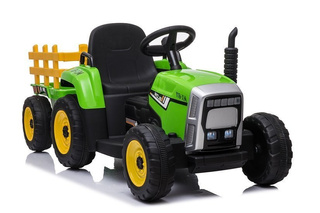 Traktor na Akumulator z Przyczepą XMX611 Pilot Światła LED Zielony