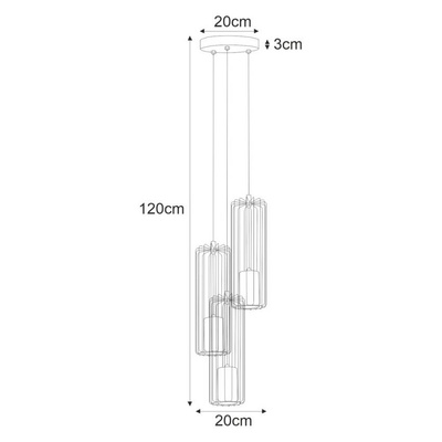 wisząca K-4937 z serii GABIA Lampa