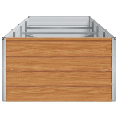 Podniesiona rabata ogrodowa Jasny Brąz 320 x 80 x 45 cm