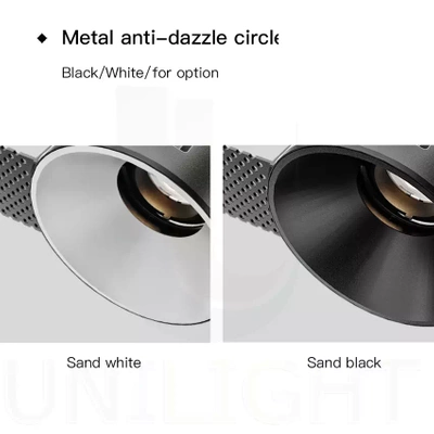 TRIMLESS Podtynkowa Bez ramkowa BIAŁY Downlight IP44