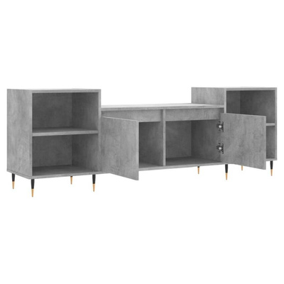 Szafka pod TV, szarość betonu, 160x35x55 cm vidaXL