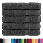 Ręczniki premium, SOLUND, 25 szt., antracytowe, 80x200 cm, 600 g/m?