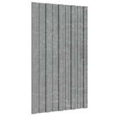 Panel dachowy 12 pcs srebrny 80 x 45 cm Stal galwanizowana