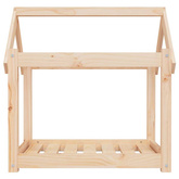 vidaXL Legowisko dla psa, 71x55x70 cm, lite drewno sosnowe