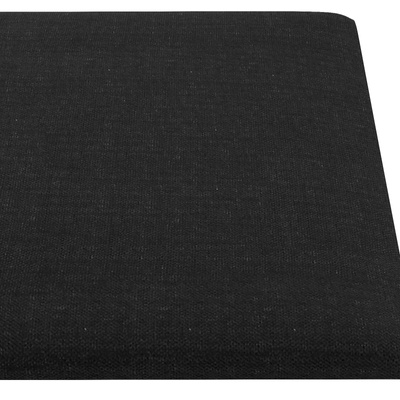 Wejściowy zagłówek 12 szt. 60 x 30 cm Czarny tkanina