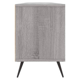 vidaXL Szafka pod TV, szary dąb sonoma, 150x30x44,5 cm