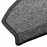 Samoprzylepne maty na schody Półokrąg 15 pcs ciemnoszary