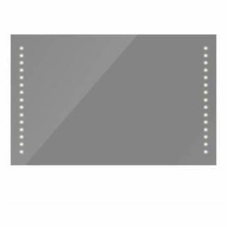 vidaXL Lustro z oświetleniem LED do łazienki, 100 x 60 cm