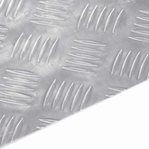Stopień Prostokątny 2 pcs Srebrny 70 x 20 cm Aluminium