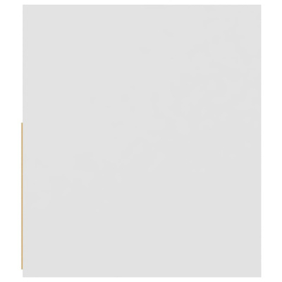 Szafka pod TV z oświetleniem LED, biała, 120x35x40 cm vidaXL