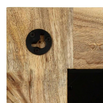 vidaXL Lustro z ramą z litego drewna mango, 50 x 80 cm