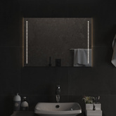 Lustro łazienkowe z LED, 50x70 cm