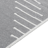 vidaXL Dywanik, ciemnoszary, 160x230 cm, bawełniany