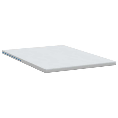 Nakładka na materac Biały 140 x 190 cm Tkanina żakardowa