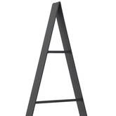 Metalowa choinka świąteczna z podstawą Czarny 125,5 cm Stal