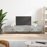 vidaXL Szafka pod TV, szarość betonu, 150x36x30 cm model standard
