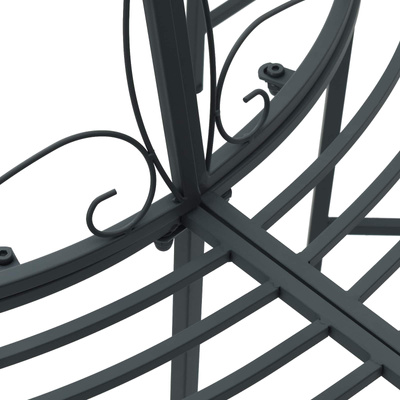 Ławka Drzewna 8 -osobowy Ø 160 x 89 cm steel Srebrnoszary